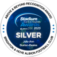 Stadium Events & Hospitality 2025 Silver Brighton & Hove Albion Football Club