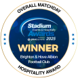 Stadium Events & Hospitality 2025 Winner Brighton & Hove Albion Football Club