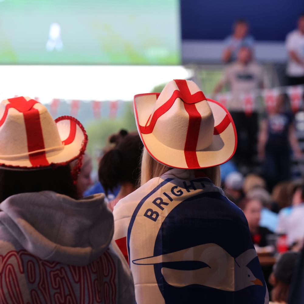 People watching football at BHAFC