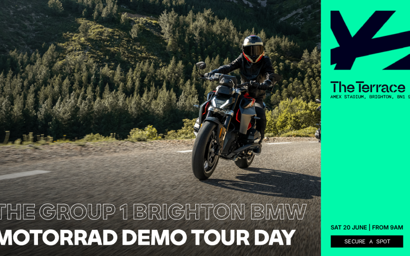 Event listing for BMW demo tour